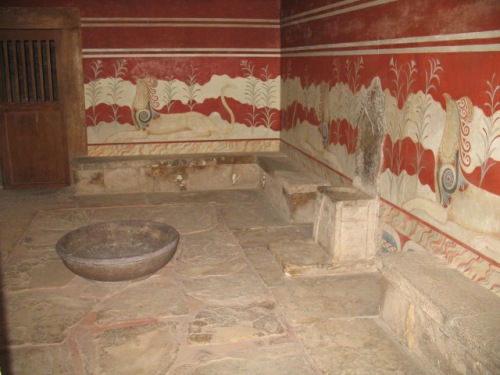 Throne Room at Knossos